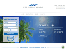 Tablet Screenshot of caribbeanwinds.com